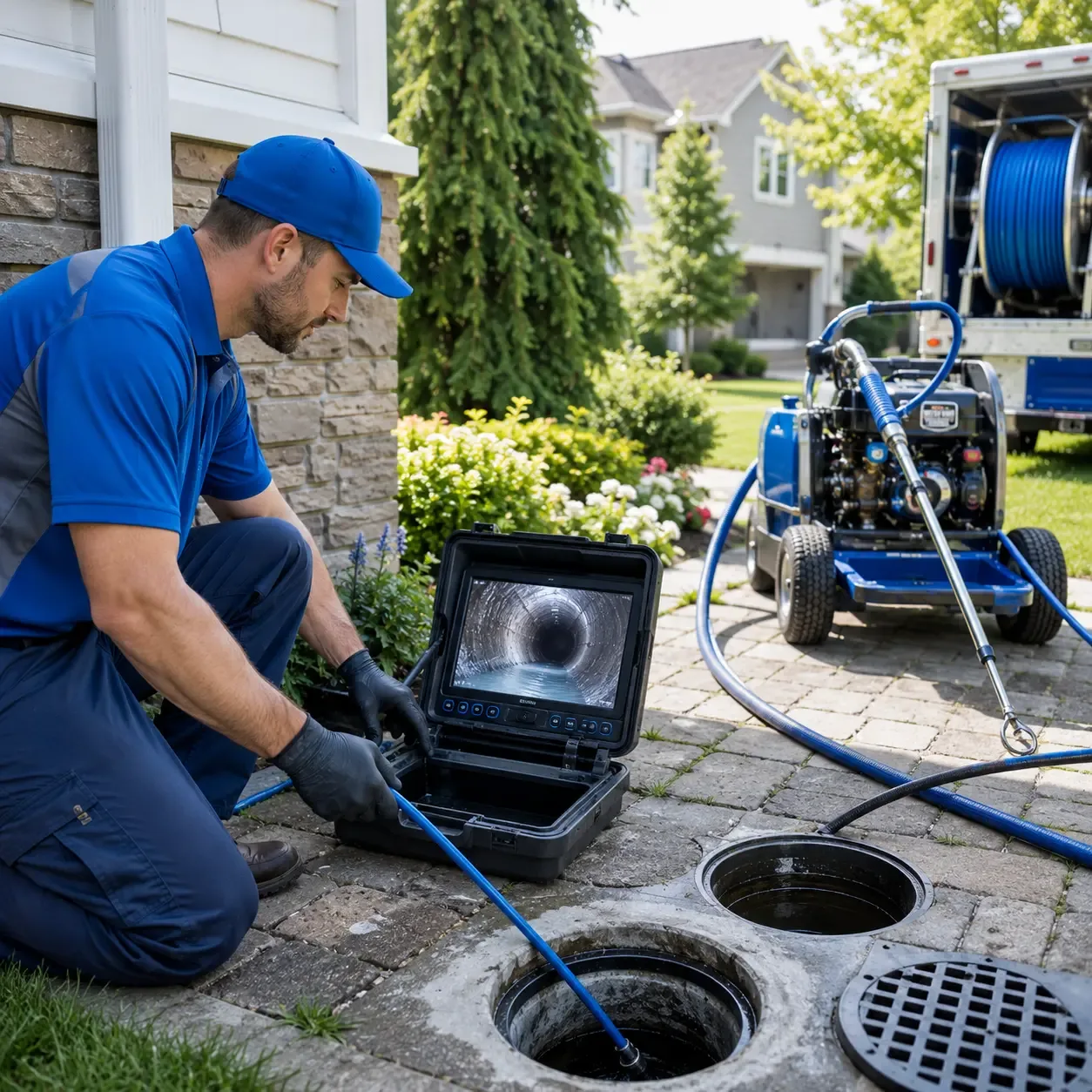 Outdoor drain cleaning professionals serving Easthampton, MA